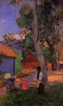Paul Gauguin : Around the Huts